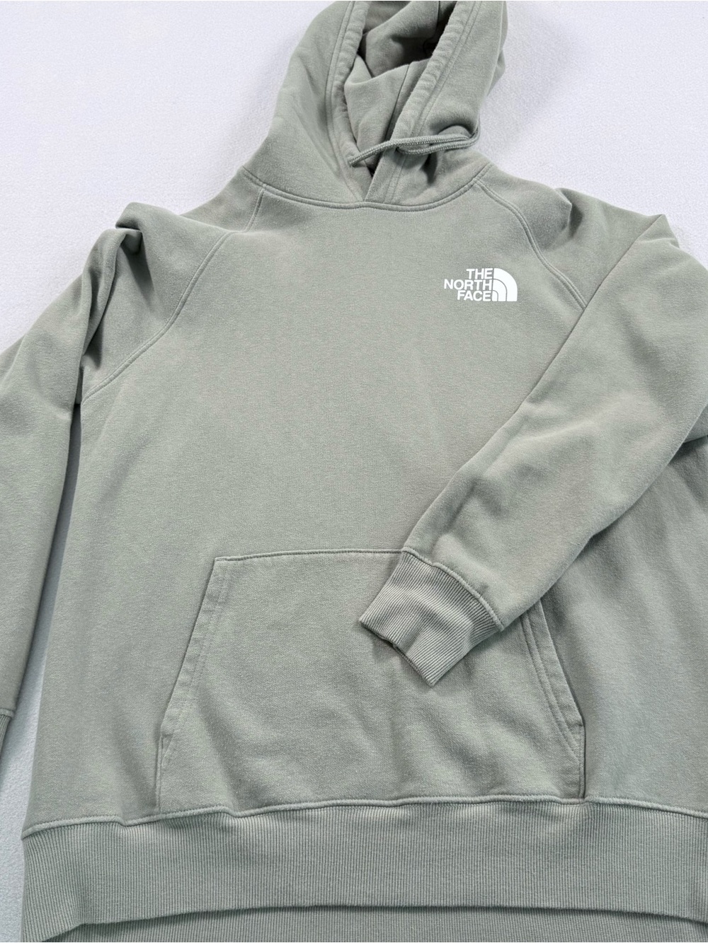 North Face Box NSE Pullover Hoodie Sage Green Women's L